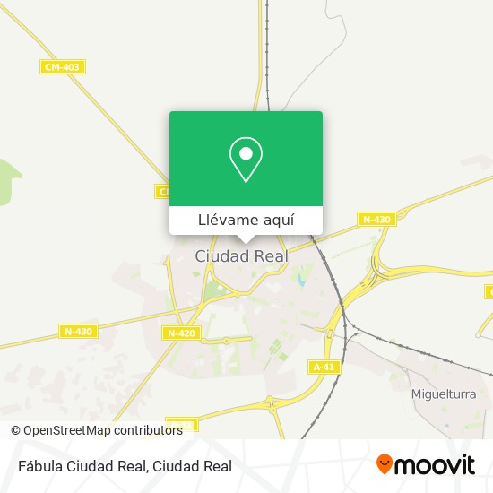 Mapa Fábula Ciudad Real