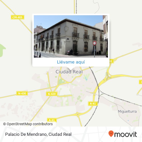 Mapa Palacio De Mendrano