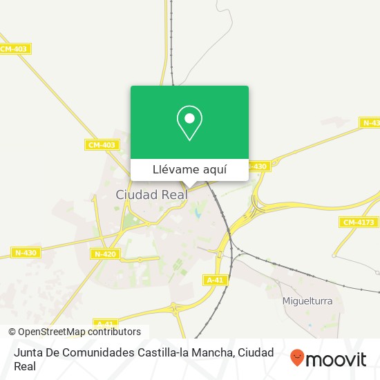 Mapa Junta De Comunidades Castilla-la Mancha