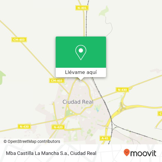 Mapa Mba Castilla La Mancha S.a.