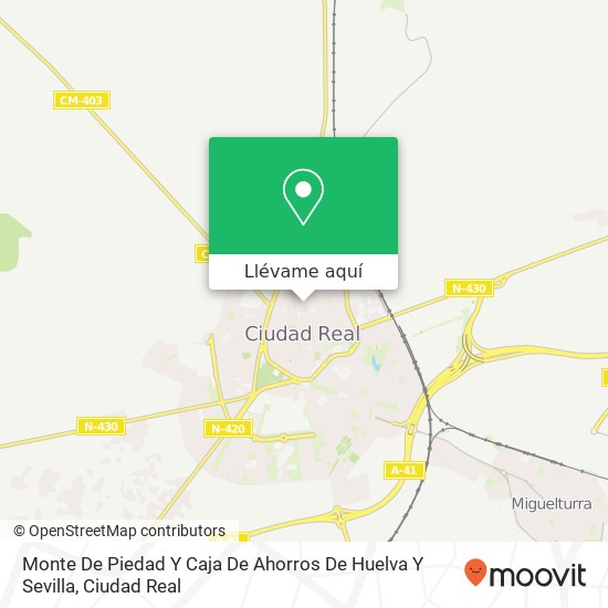 Mapa Monte De Piedad Y Caja De Ahorros De Huelva Y Sevilla