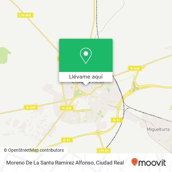 Mapa Moreno De La Santa Ramirez Alfonso