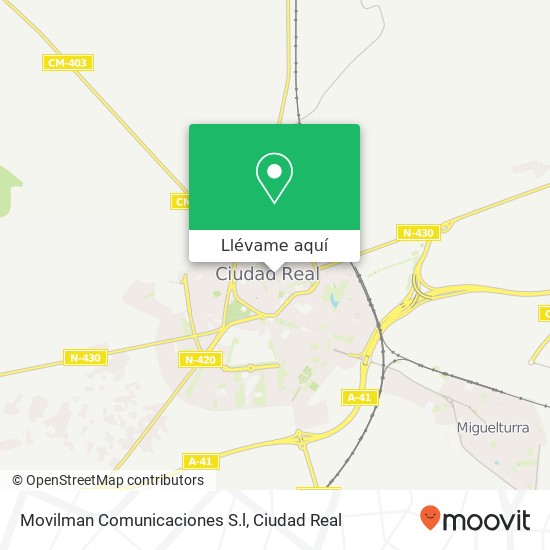 Mapa Movilman Comunicaciones S.l