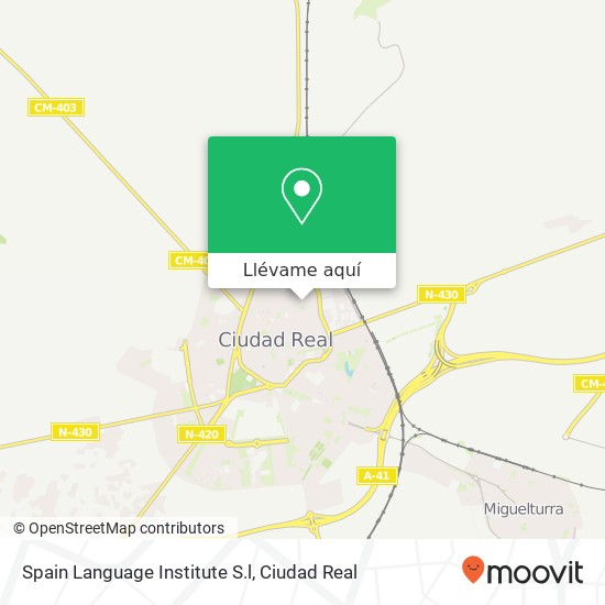 Mapa Spain Language Institute S.l