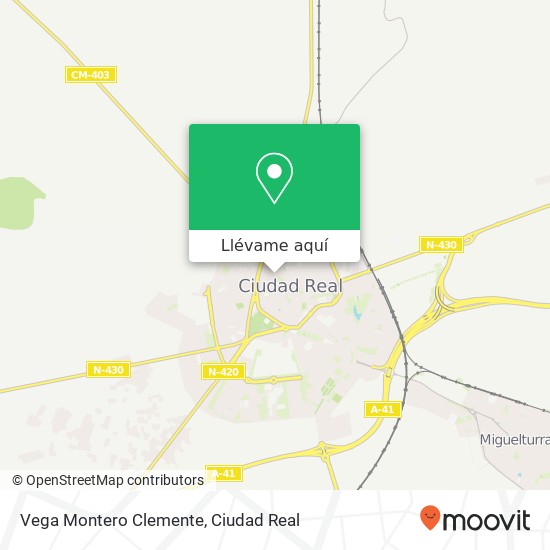 Mapa Vega Montero Clemente