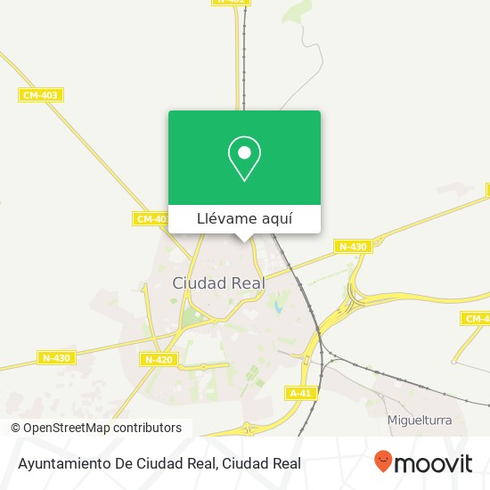 Mapa Ayuntamiento De Ciudad Real