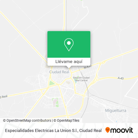 Mapa Especialidades Electricas La Union S.l.