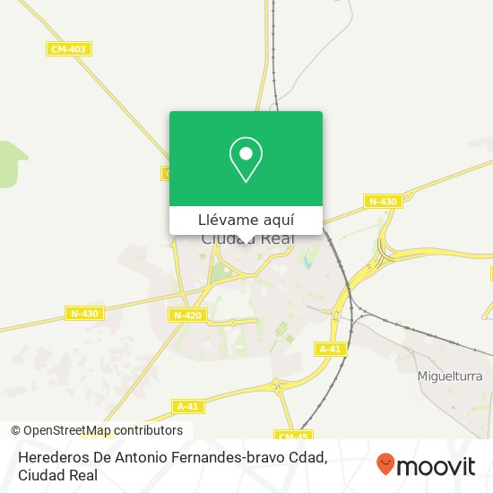Mapa Herederos De Antonio Fernandes-bravo Cdad