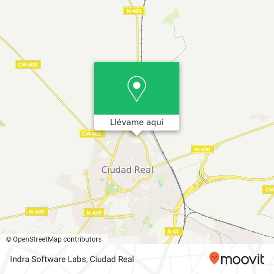 Mapa Indra Software Labs