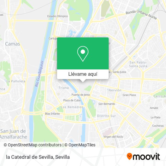 Mapa la Catedral de Sevilla