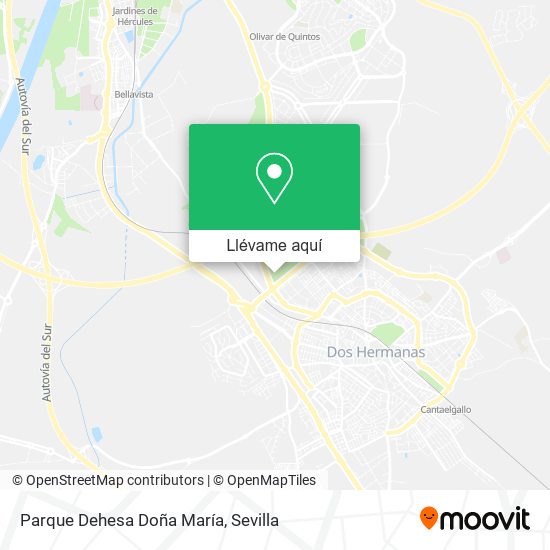 Mapa Parque Dehesa Doña María
