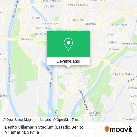 Mapa Benito Villamarín Stadium (Estadio Benito Villamarín)