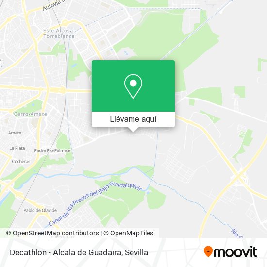 Mapa Decathlon - Alcalá de Guadaíra