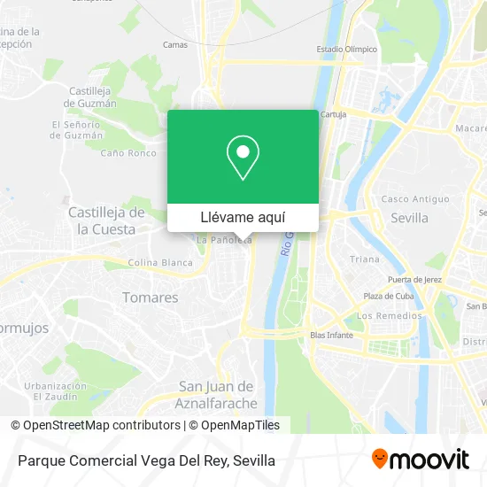 Mapa Parque Comercial Vega Del Rey