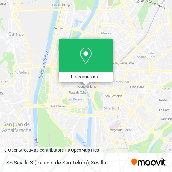 Mapa SS Sevilla 3 (Palacio de San Telmo)
