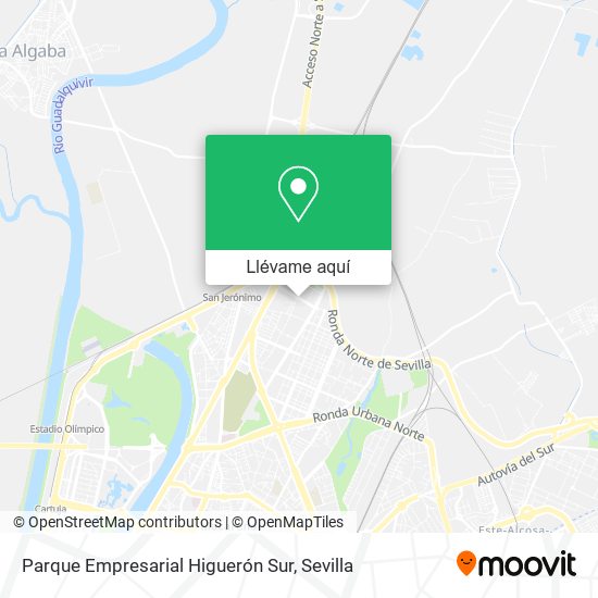 Mapa Parque Empresarial Higuerón Sur