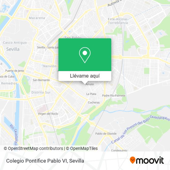 Mapa Colegio Pontífice Pablo VI