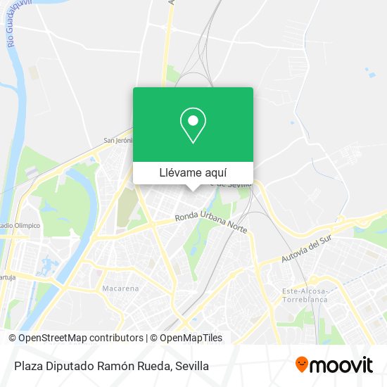 Mapa Plaza Diputado Ramón Rueda