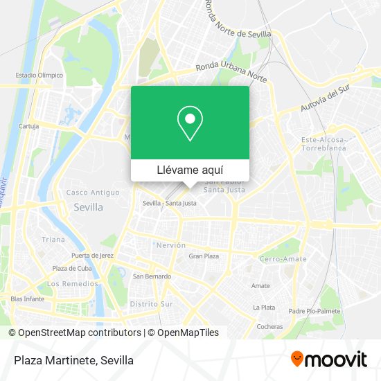 Mapa Plaza Martinete
