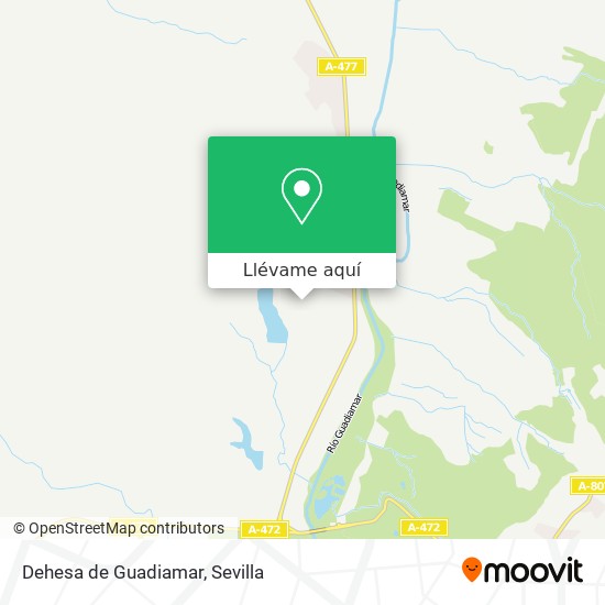 Mapa Dehesa de Guadiamar