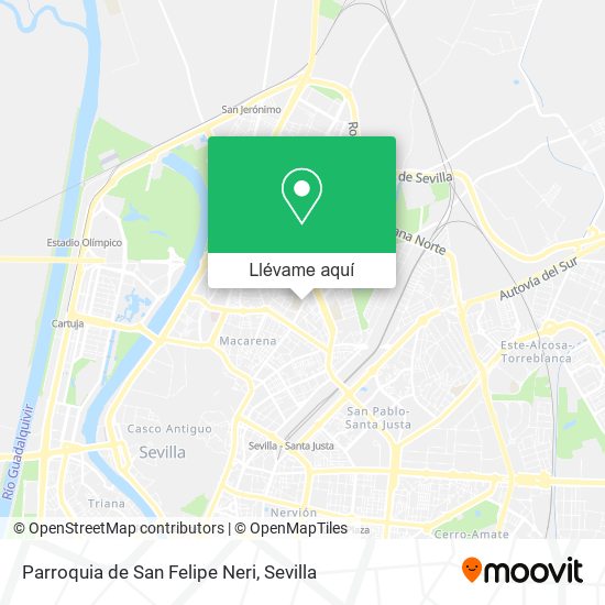 Mapa Parroquia de San Felipe Neri