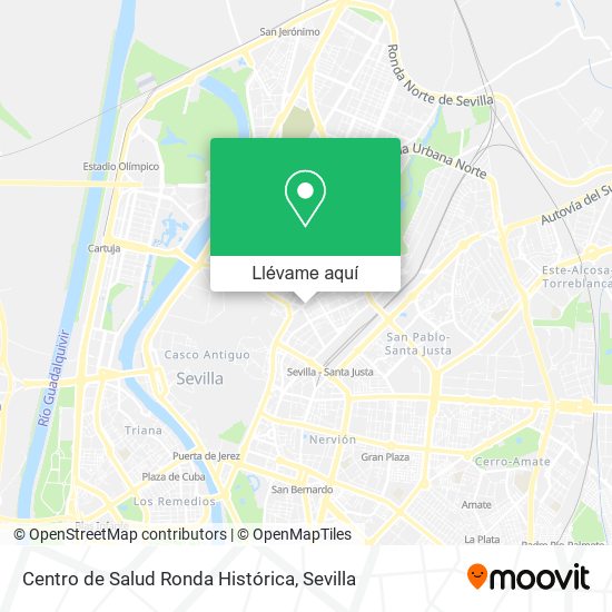 Mapa Centro de Salud Ronda Histórica