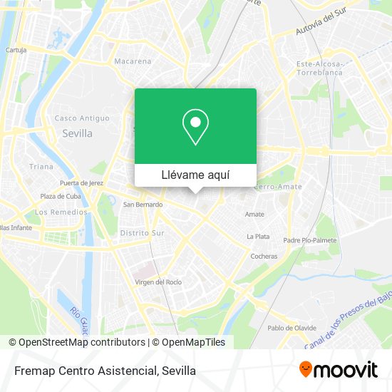 Mapa Fremap Centro Asistencial
