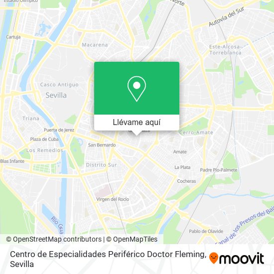 Mapa Centro de Especialidades Periférico Doctor Fleming