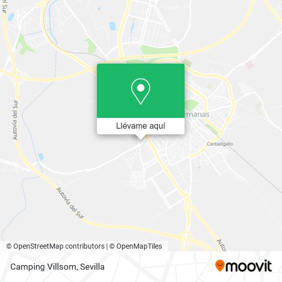 Mapa Camping Villsom