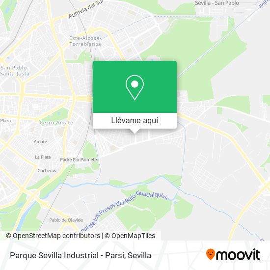 Mapa Parque Sevilla Industrial - Parsi