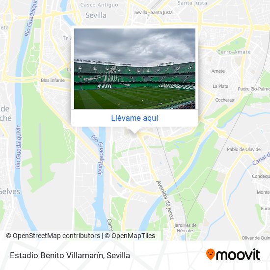 Mapa Estadio Benito Villamarín