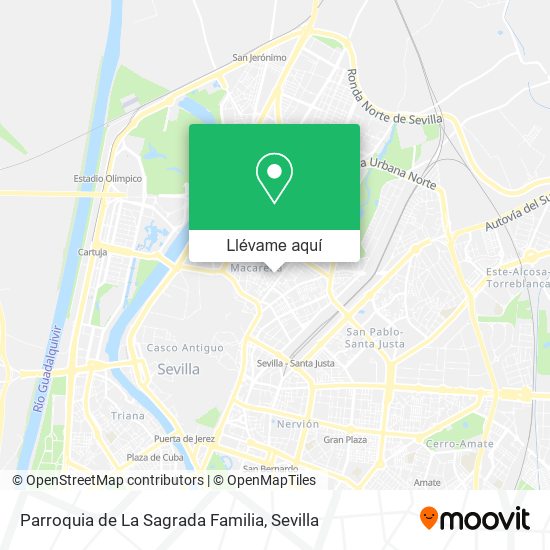 Mapa Parroquia de La Sagrada Familia