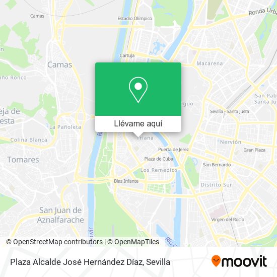 Mapa Plaza Alcalde José Hernández Díaz