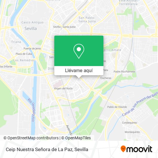 Mapa Ceip Nuestra Señora de La Paz