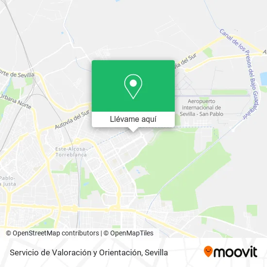 Mapa Servicio de Valoración y Orientación