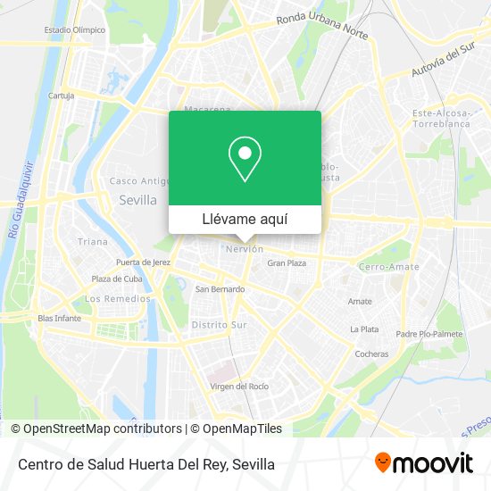 Mapa Centro de Salud Huerta Del Rey