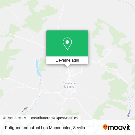 Mapa Polígono Industrial Los Manantiales