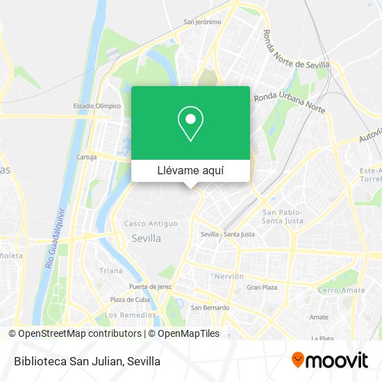Mapa Biblioteca San Julian