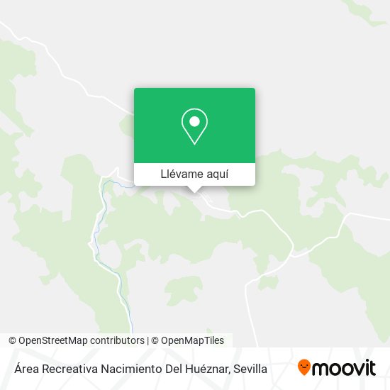 Mapa Área Recreativa Nacimiento Del Huéznar