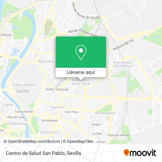 Mapa Centro de Salud San Pablo