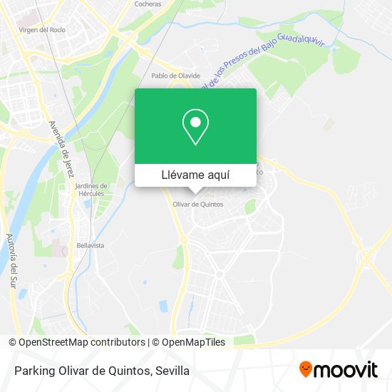 Mapa Parking Olivar de Quintos