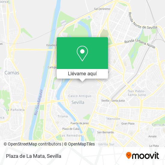 Mapa Plaza de La Mata