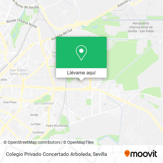 Mapa Colegio Privado Concertado Arboleda