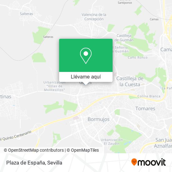 Mapa Plaza de España