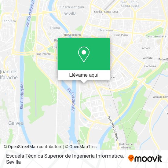 Mapa Escuela Técnica Superior de Ingeniería Informática