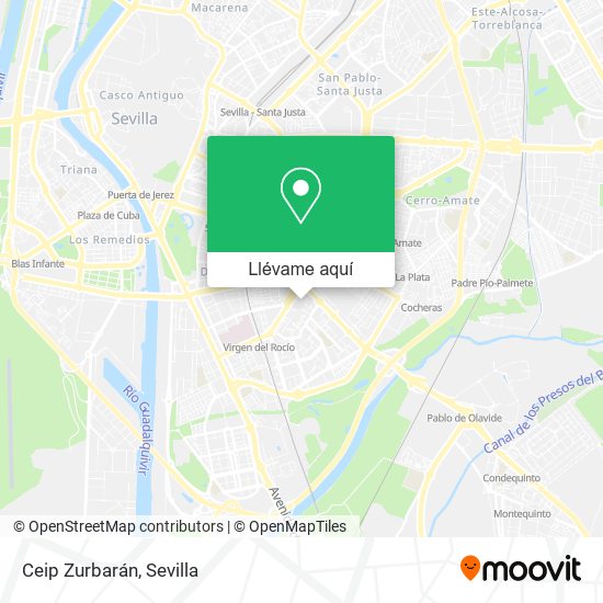 Mapa Ceip Zurbarán
