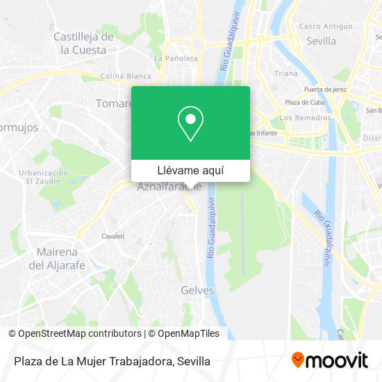Mapa Plaza de La Mujer Trabajadora