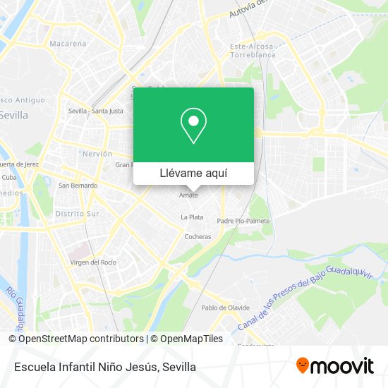 Mapa Escuela Infantil Niño Jesús