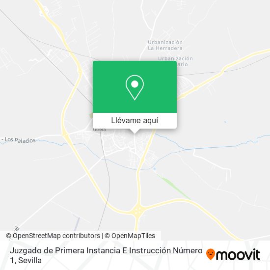 Mapa Juzgado de Primera Instancia E Instrucción Número 1
