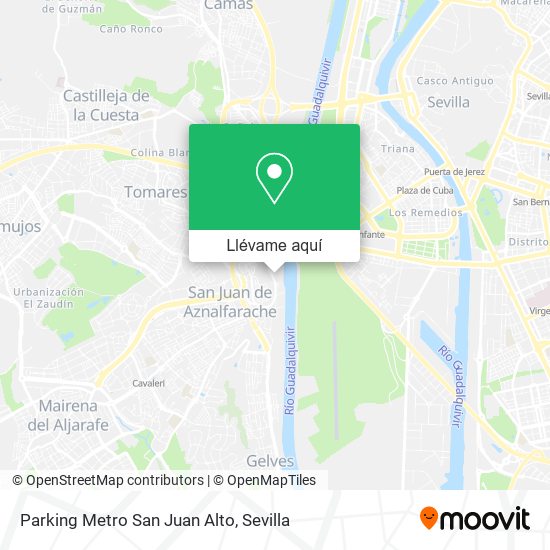 Mapa Parking Metro San Juan Alto